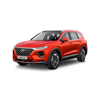 Vue latérale du tout nouveau Hyundai SANTA FE